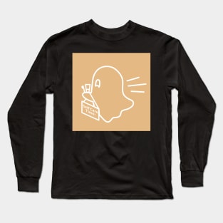 Self Care Ghostie on their way to bring you your toothbrush! Long Sleeve T-Shirt